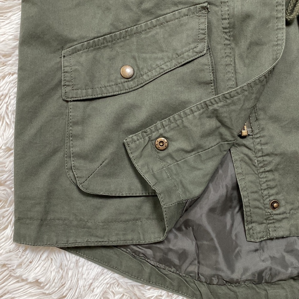 🎉HP🎉 Ambiance Outerwear Utility Jacket 💗 Olive - Picture 11 of 13
